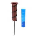 thumbnail image 4 of Floating Rain Gauge, Rain Measurement Tube Spiral Bracket With Inch And Cm Scales For Garden For Landscape Straight Insert, 4 of 8