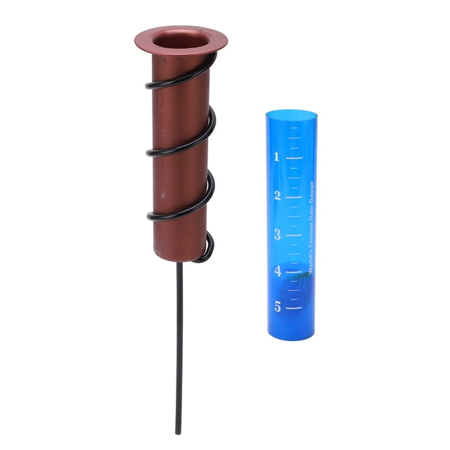 Tubo Flotante De La Medida Del Agua De Lluvia Del Cilindro Plástico Decorativo Exacto Inastillable Con La Escala Para La Yarda