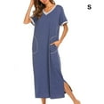 thumbnail image 2 of Batas de mujer Minnieouse Camisón Ropa de dormir Manga azul S, 2 of 6