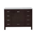 thumbnail image 6 of Horizon 48" Bathroom Vanity with Chocolate Cabinet and Engineered White Top, 6 of 6