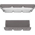 thumbnail image 2 of Patio Swing Canopy Cover Set,Summer Outdoor Swing Canopy Replacement Cover,Replacement Top Cover for Outdoor Garden Patio Yard Park Porch Seat(Not Including Chair) (Red), 2 of 6