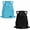 2pack-Black/Sky Blue, variant on Waterproof Drawstring Backpack, Lightweight Sport Gym Sack Bag for Men Women, Mini Travel Daypack