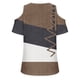 thumbnail image 3 of Camisas de Manga Corta para las Mujeres Blusa de Cuello Redondo de Impresión Casual, Top de Algodón de Imitación Ligero para el Hogar, el Uso Diario Y las Cuatro Estaciones, 3 of 4
