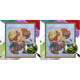 thumbnail image 1 of Kit Punto Cruz para Pareja Bordado Parcial Con Cuentas Impresas 9CT Arte El 27x30cm, 1 of 9