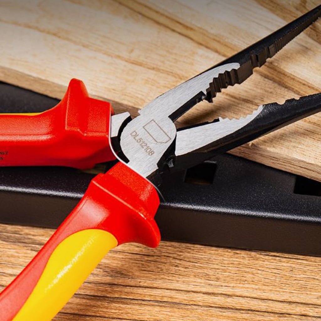 Zorvai Versatile 1000V Insulated Long Needle Nose Pliers for Precisions Tasks