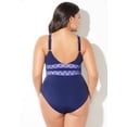 thumbnail image 2 of Swimsuits for All Women's High Neck Keyhole One Piece, 2 of 4