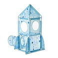 thumbnail image 5 of Vibrant Life Pop Open Space Rocket Cat Tower, Blue, O/S, 5 of 13