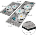 thumbnail image 5 of Kitchen Rug Sets 2 Piece, Rubber Kitchen Mats for Floor, Waterproof Kitchen Rugs and Mats Non Skid Washable, Farmhouse Floral Kitchen Floor Mat Carpet for Sink Laundry 18'''' x 48''''+ 18'''' x 30'''', 5 of 6