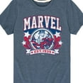thumbnail image 3 of Marvel - Collegiate Americana - Toddler And Youth Short Sleeve Graphic T-Shirt, 3 of 5