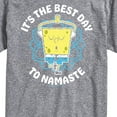 thumbnail image 3 of SpongeBob SquarePants - The Best Day To Namaste - Men's Short Sleeve Graphic T-Shirt, 3 of 6