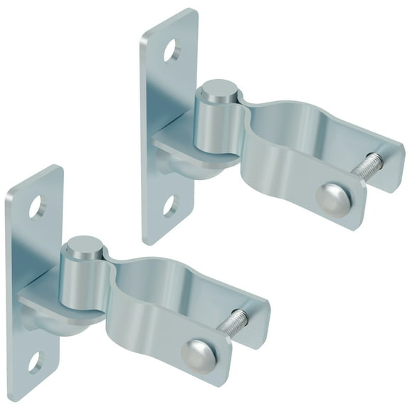 2 Pair 1-3/8 Inch Galvanized Steel Fence Frame Hinge Versatile Weather Resistant Metal Gate Hinge Hardware for Barn Door Shed Corridor House Shop