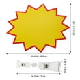 thumbnail image 2 of CIMAXIC 1Jgo Portatarjetas Para Etiquetas Precio En Supermercado Amarillo, 2 of 6
