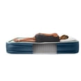 thumbnail image 3 of INTEX ELEVATED 18" PILLOW REST QUEEN AIR MATTRESS, INTERNAL PUMP, OFF-WHITE/BLUE, 3 of 5