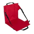 thumbnail image 3 of Silla de playa plegable con asiento acolchado, ligera y resistente al desgaste. Rojo, 3 of 9