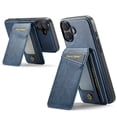 thumbnail image 2 of Compatible with Magsafe Magnetic 2 in 1 Detachable Wallet Case with Card Holder for iPhone 16, for Women Men, PU Leather Flip Kickstand Credit Slots for iPhone 16, Blue, 2 of 12