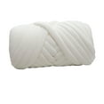 thumbnail image 1 of Hilo grueso de terciopelo voluminoso de 0,5 kg, hilo de tubo suave DIY lavable acogedor para tejer Blanco Zulema Hilo grueso de terciopelo, 1 of 8