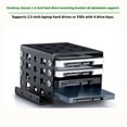 thumbnail image 4 of relayinert Enhanced Hardness Cage Rack To Bay 2.2.5-inch Drive For External HDD Rack silver, 4 of 6