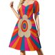 thumbnail image 2 of Vestido de manga corta Ropa de mujer Vestidos elegantes y chic para mujer Promoción Vestido largo para mujer Vestido, 2 of 7