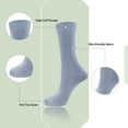 thumbnail image 4 of SERISIMPLE 5 Pairs Bamboo Dress Casual Sock for Women Mid-Calf Crew Socks Soft Lightweight (Blue1, Large), 4 of 6