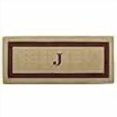 thumbnail image 3 of Nedia Home 02074J Single Picture - Brown Frame 24 x 57 In. Heavy Duty Coir Doormat - Monogrammed J, 3 of 4