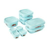 The Pioneer Woman 20-Piece Assorted Capacity Plastic Food Storage Container Set, Sweet Rose