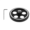 thumbnail image 2 of 300Mmx10Mm Industrial Aluminum Rubber Measuring Encoder Meter Wheel for Industrial Encoder, 2 of 7