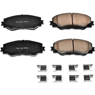 Front Brake Pad Set - Compatible with 2009 - 2019 Toyota Corolla 1.8L 4-Cylinder 2010 2011 2012 2013 2014 2015 2016 2017 2018