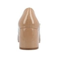 thumbnail image 4 of Journee Womens Okenna Low Heel Square Toe Pumps, Widths Available, 4 of 10