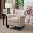 thumbnail image 1 of Topline Home Furnishings Beige Accent Chair, 1 of 2