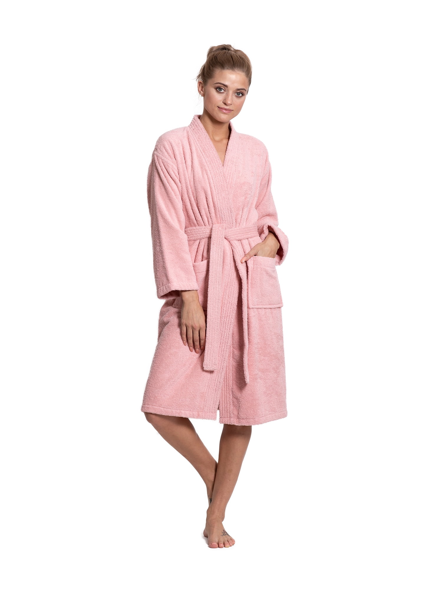 Turkuoise Women Terry Cloth Robe 100 Premium Turkish Cotton Terry