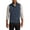 Navy Heather/ Black, variant on Just Blanks R-Tek Pro Fleece Full-Zip Vest Front Zippered Pockets With Zipper Garages, Charcoal Heather/ Black, 4XL