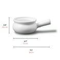 thumbnail image 2 of Starfrit Gourmet BISTRO Ensemble De 2 Bols Pour Soupe À L'oignon En Porcelaine, Résistants À La Chaleur, Micro-ondes Et Lave-Vaisselle, Capacité 300 ml, Résistants Aux Égratignures Et Taches, 2 of 4