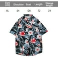 thumbnail image 2 of Camisa casual de manga corta regular para hombre, camisas vintage, camisa de playa estampada, top de verano, 2 of 6