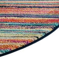 thumbnail image 4 of Unique Loom Azalea Collection Area Rug - Kehr (7' 10" x 10' Oval Multi/Navy Blue), 4 of 7