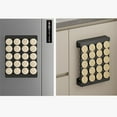 thumbnail image 2 of Space Saving Coffee Capsule Holder Wall Mounted Organizer with 20 Storage Holes Black, 2 of 9