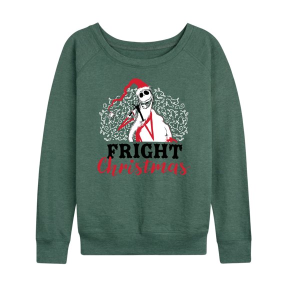 The Nightmare Before Christmas - Fright Christmas - Women's Lightweight French Terry Long Sleeve Shirt