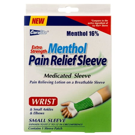 New 306446  Coralite Pain Relief Wrist Menthol (24-Pack) Cough Meds Cheap Wholesale Discount Bulk Pharmacy Cough Meds Acne