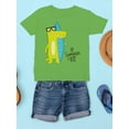 thumbnail image 3 of Cute Crocodile On The Beach T-Shirt Juniors -Image by Shutterstock,  x-Large, 3 of 4