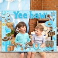 thumbnail image 4 of Western Cowboy Party Photo Props, Yee Haw First Radeo Birthday Decoration Boy Photo Frame for Wild West Cowboy Birthday Baby Shower Party, 4 of 6