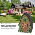 thumbnail image 3 of Porte de Fée en Résine, Accessoires de Jardin de Fées, Porte de Jardin de Fées Miniature avec Vis, Déco de Jardin de Fées pour Mur Extérieur en Forme de Souche d'Arbre, 3 of 7