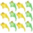 thumbnail image 6 of WASHWEPE 12Pack Miniature Shark Figurine Design Yellow Green Resin For Home And Office Desk Ornament, 6 of 8
