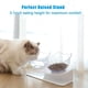 thumbnail image 4 of Cuencos dobles para perros y gatos, cuencos elevados para agua y comida para gatos con soporte elevado, cuenco elevado inclinado de 15° para gatos y perros pequeños, 4 of 8