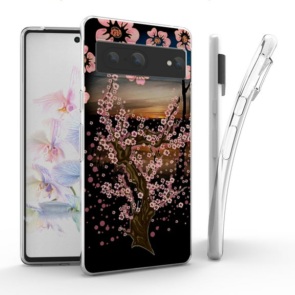 Flex Gel Slim Designed For Google Pixel 7 Case Floral And Plant Series