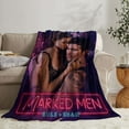 thumbnail image 2 of Marked Men Rule + Shaw Throw Blanket Gifts for Fans Lover Girls Boys Women Present Hoodie Him Bed 50"x60", 2 of 6
