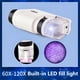 thumbnail image 4 of Adolescentes bolsillo lupa 60x-120x niño microscopio zoom zoom lente handheld boys niñas cumpleaños niños ciencia juguete equipo blanco Speravity FN001598-03, 4 of 7