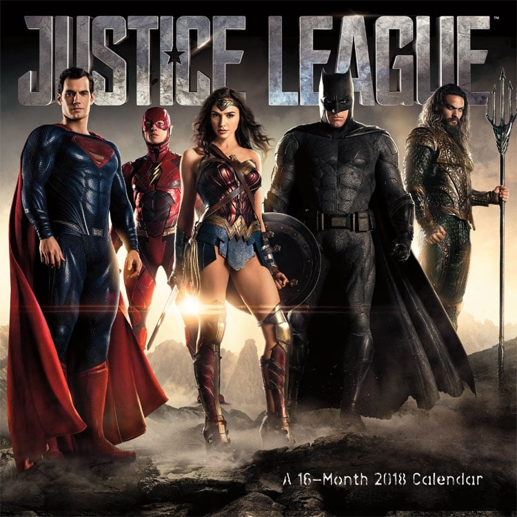 The Justice League (Movie) 2018 Wall Calendar - Walmart.com - Walmart.com