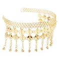 thumbnail image 3 of Diadema de danza del vientre para mujer perfecl con monedas y borlas, 3 of 7