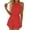 *Red, variant on VBVC Women's Halter Neck Romper,Summer Beach Tie-Back One-Piece Outfit For Women,Ladies Slim Short Jumpsuit with Pockets,Beige,S-2XL