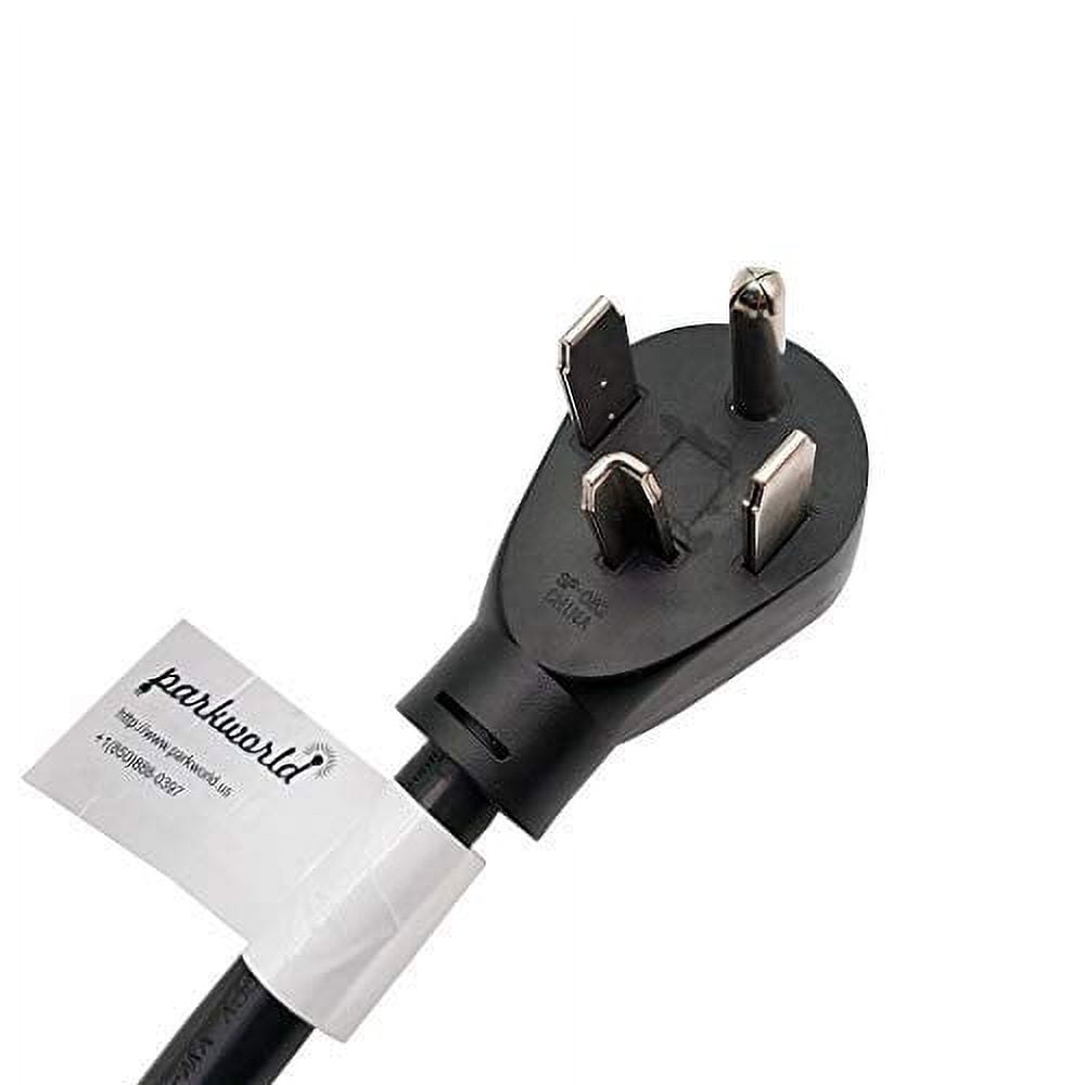 Parkworld 886603A NEMA 14-30 Splitter, Dryer 14-30P Male Plug to (2) 14-30R Female Receptacle, Dryer 4-Prong 30 AMP 14-30 Y Adapte (69557) 12FT to on female.