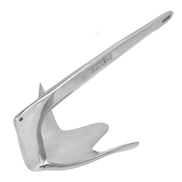 Claw Anchor 1kg/22lb Heavy Duty Sturdy High Hardness Boat Anchors for Marine ANGGREK Otros